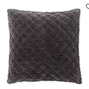 Pottery Barn Velvet Lattice Quilted Sham- set of 2